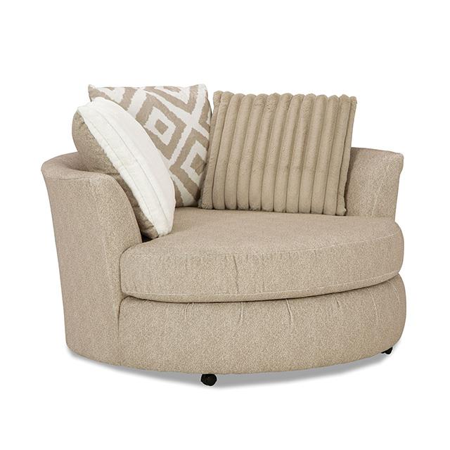 Furniture of America Loughlin SM5193-CH-SW Swivel Chair IMAGE 3