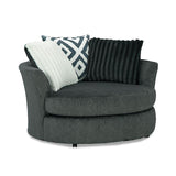  Furniture of America Loughlin SM5195-CH-SW Swivel Chair IMAGE 3