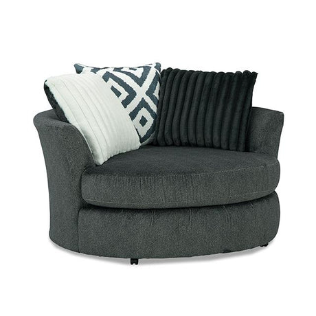  Furniture of America Loughlin SM5195-CH-SW Swivel Chair IMAGE 3