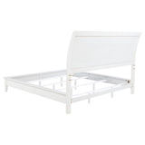  Coaster Furniture Bexhill 223471Q 56-inch Upholstered Queen Panel Bed - White IMAGE 4