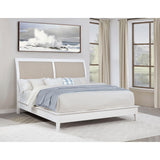  Coaster Furniture Bexhill 223471Q 56-inch Upholstered Queen Panel Bed - White IMAGE 6