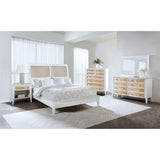  Coaster Furniture Bexhill 223471Q 56-inch Upholstered Queen Panel Bed - White IMAGE 8
