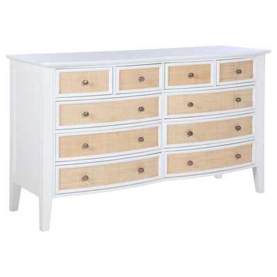  Coaster Furniture Bexhill 223473 10-Drawer Dresser Cabinet - White IMAGE 1