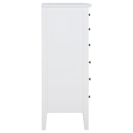  Coaster Furniture Bexhill 223475 8-Drawer Chest of Drawers - White IMAGE 8