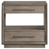  Coaster Furniture Durango 223272 2-Drawer Nightstand Bedside Table - Taupe Oak IMAGE 2