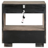  Coaster Furniture Durango 223272 2-Drawer Nightstand Bedside Table - Taupe Oak IMAGE 6