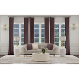  Coaster Furniture Ellorie 504837 Upholstered Channel Back Curved Sofa - Beige IMAGE 8