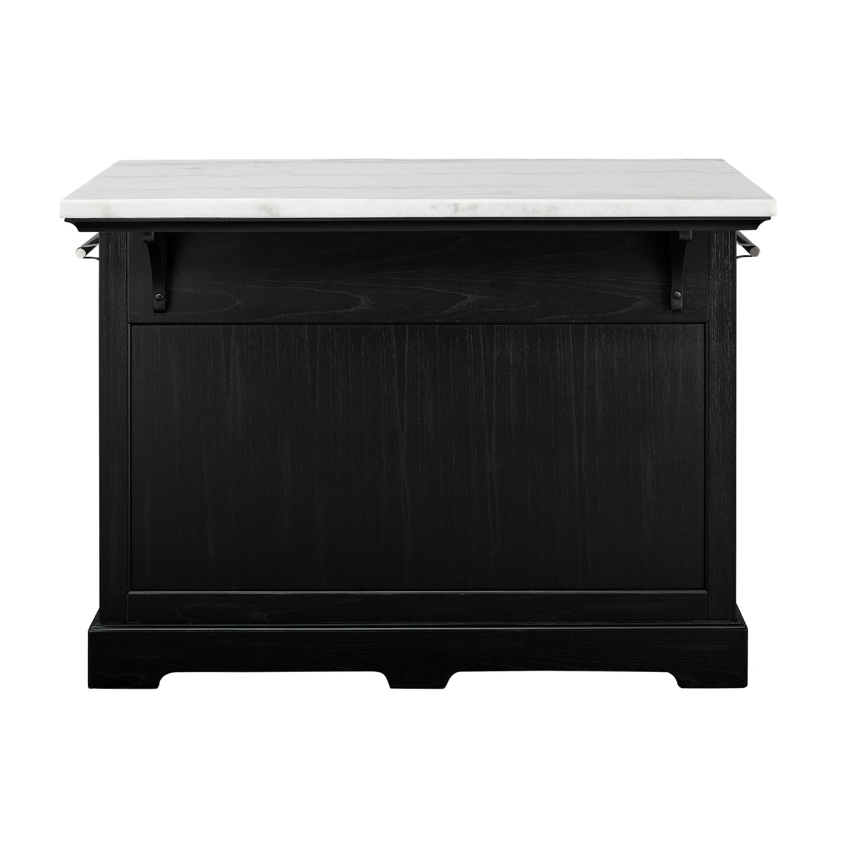 Steve Silver Furniture Aspen AS380CKT White Marble Kitchen Tbl IMAGE 4