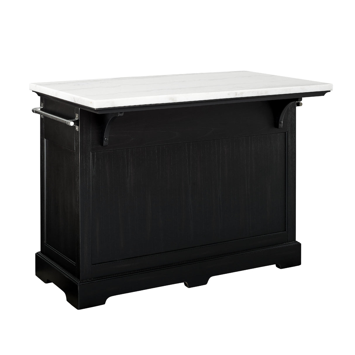  Steve Silver Furniture Aspen AS380CKT White Marble Kitchen Tbl IMAGE 5