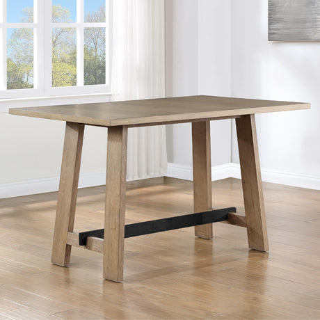  Steve Silver Furniture Aubrey ABR400NPT Brown Counter Table IMAGE 6