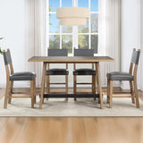  Steve Silver Furniture Aubrey ABR400NPT Brown Counter Table IMAGE 8