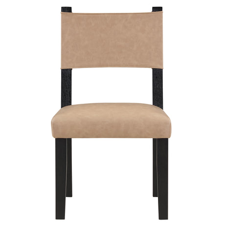  Steve Silver Furniture Aubrey ABR500KS Black Side Chair IMAGE 2