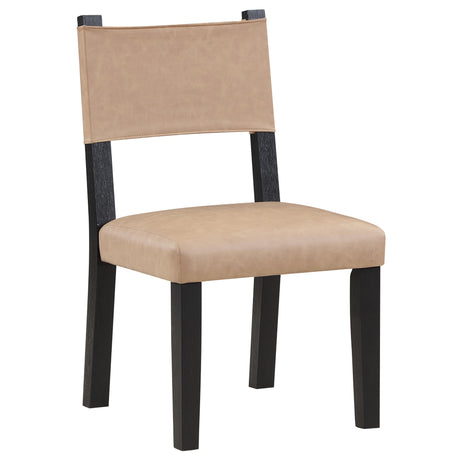  Steve Silver Furniture Aubrey ABR500KS Black Side Chair IMAGE 3