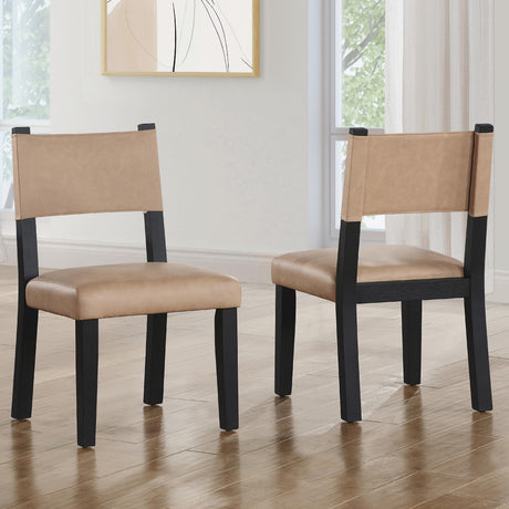  Steve Silver Furniture Aubrey ABR500KS Black Side Chair IMAGE 9