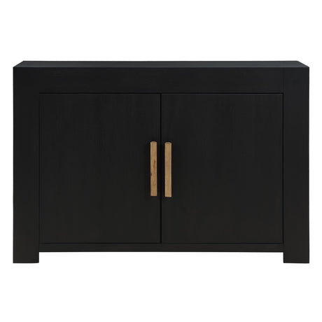  Steve Silver Furniture Aubrey ABR500KSV Black Server IMAGE 1