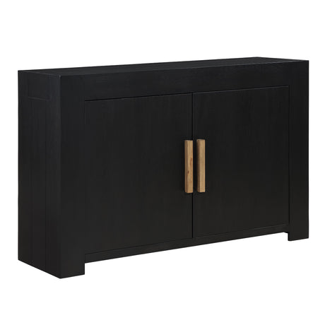  Steve Silver Furniture Aubrey ABR500KSV Black Server IMAGE 2