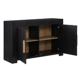  Steve Silver Furniture Aubrey ABR500KSV Black Server IMAGE 3