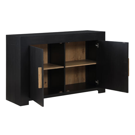  Steve Silver Furniture Aubrey ABR500KSV Black Server IMAGE 3