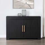  Steve Silver Furniture Aubrey ABR500KSV Black Server IMAGE 6