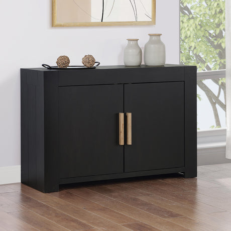  Steve Silver Furniture Aubrey ABR500KSV Black Server IMAGE 7