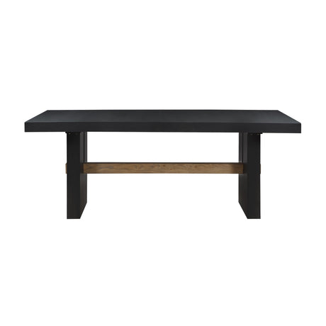  Steve Silver Furniture Aubrey ABR500K-TTTB 78-96" Dining Table w/18" Leaf IMAGE 1