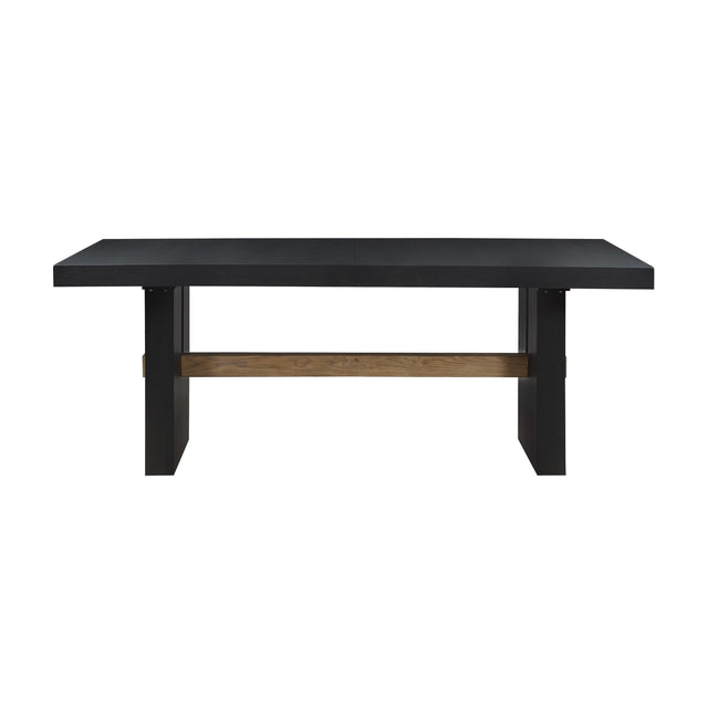  Steve Silver Furniture Aubrey ABR500K-TTTB 78-96" Dining Table w/18" Leaf IMAGE 1
