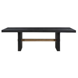  Steve Silver Furniture Aubrey ABR500K-TTTB 78-96" Dining Table w/18" Leaf IMAGE 2