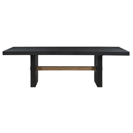  Steve Silver Furniture Aubrey ABR500K-TTTB 78-96" Dining Table w/18" Leaf IMAGE 2