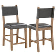  Steve Silver Furniture Aubrey ABR500NCC Brown Counter Chair IMAGE 1