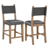  Steve Silver Furniture Aubrey ABR500NCC Brown Counter Chair IMAGE 1