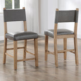  Steve Silver Furniture Aubrey ABR500NCC Brown Counter Chair IMAGE 9