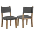  Steve Silver Furniture Aubrey ABR500NS Brown Side Chair IMAGE 1