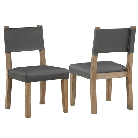  Steve Silver Furniture Aubrey ABR500NS Brown Side Chair IMAGE 1