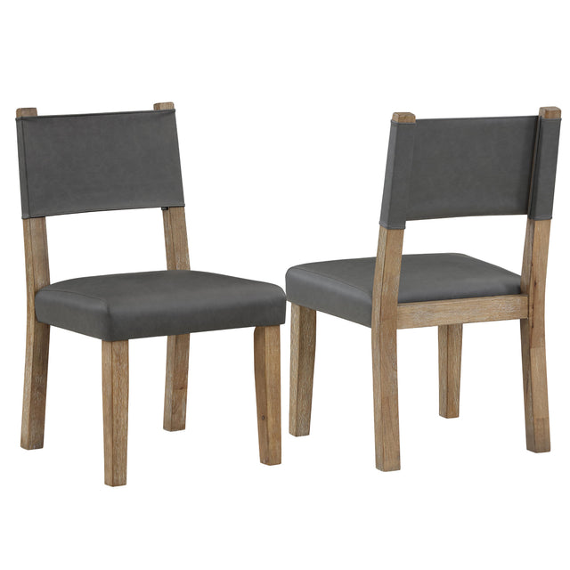  Steve Silver Furniture Aubrey ABR500NS Brown Side Chair IMAGE 1