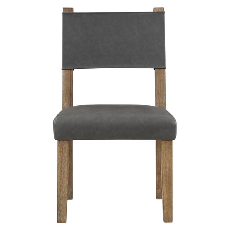  Steve Silver Furniture Aubrey ABR500NS Brown Side Chair IMAGE 2