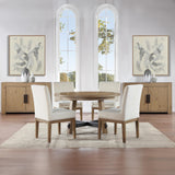  Steve Silver Furniture Aubrey ABR500NSV Brown Server IMAGE 7