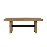  Steve Silver Furniture Aubrey ABR500N-TTTB 78-96" Dining Table w/18" Leaf IMAGE 1