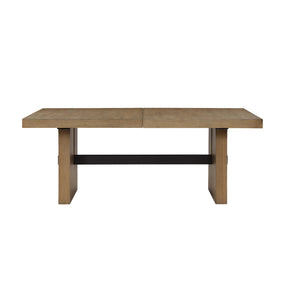  Steve Silver Furniture Aubrey ABR500N-TTTB 78-96" Dining Table w/18" Leaf IMAGE 1