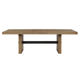 Steve Silver Furniture Aubrey ABR500N-TTTB 78-96" Dining Table w/18" Leaf IMAGE 2