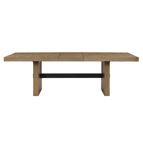  Steve Silver Furniture Aubrey ABR500N-TTTB 78-96" Dining Table w/18" Leaf IMAGE 2