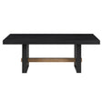  Steve Silver Furniture Aubrey AUB100KC Black Cocktail Table IMAGE 1