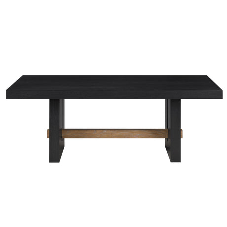 Steve Silver Furniture Aubrey AUB100KC Black Cocktail Table IMAGE 1