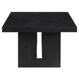  Steve Silver Furniture Aubrey AUB100KC Black Cocktail Table IMAGE 3