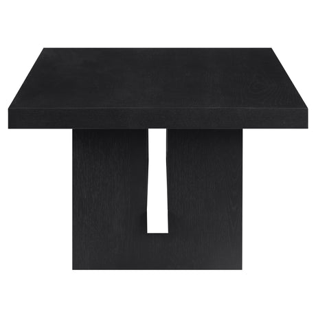  Steve Silver Furniture Aubrey AUB100KC Black Cocktail Table IMAGE 3
