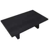  Steve Silver Furniture Aubrey AUB100KC Black Cocktail Table IMAGE 4