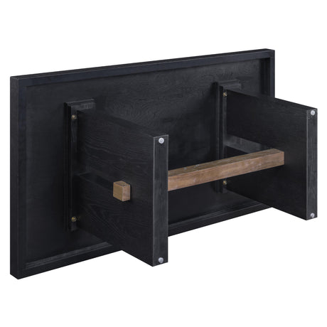  Steve Silver Furniture Aubrey AUB100KC Black Cocktail Table IMAGE 5