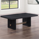  Steve Silver Furniture Aubrey AUB100KC Black Cocktail Table IMAGE 6