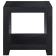  Steve Silver Furniture Aubrey AUB100KE Black End Table IMAGE 1