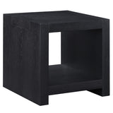  Steve Silver Furniture Aubrey AUB100KE Black End Table IMAGE 2