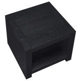  Steve Silver Furniture Aubrey AUB100KE Black End Table IMAGE 4